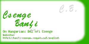 csenge banfi business card
